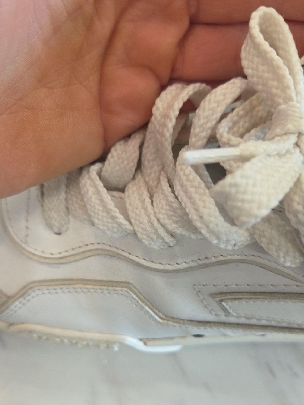 Moncler White High-Top Athletic Sneakers - Picture 15 of 15